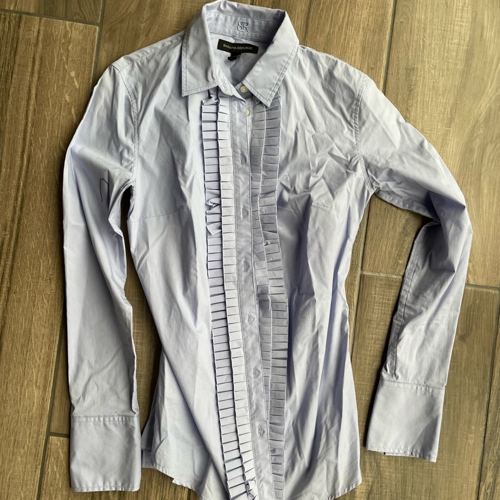 Banana Republic Ruffle Blouse
